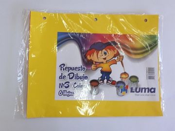 REPUESTO DE HOJAS CANSON N*3 COLOR LUMA